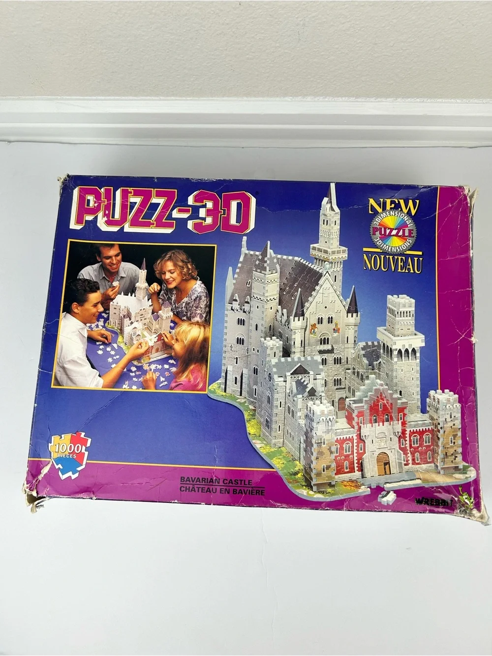 Wrebbit Puzz-3D Bavarian Castle 1000 Piece 3D Puzzle 1997